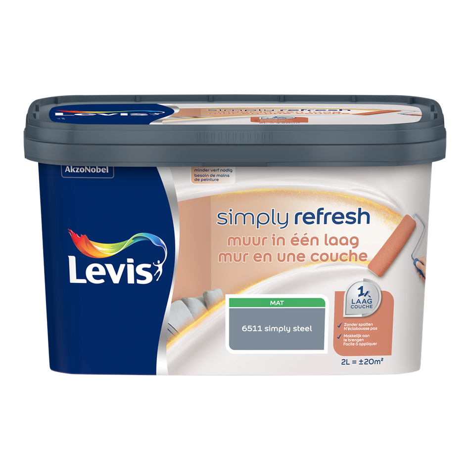 Simply Refresh Muur In Een Laag