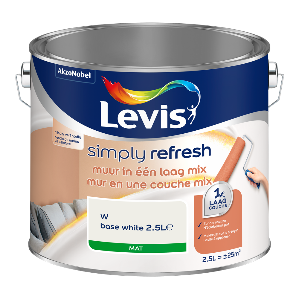 Simply Refresh Muur In Een Laag Mix