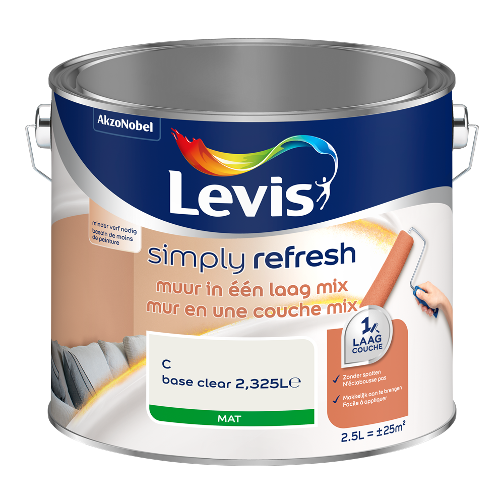 Simply Refresh Muur In Een Laag Mix