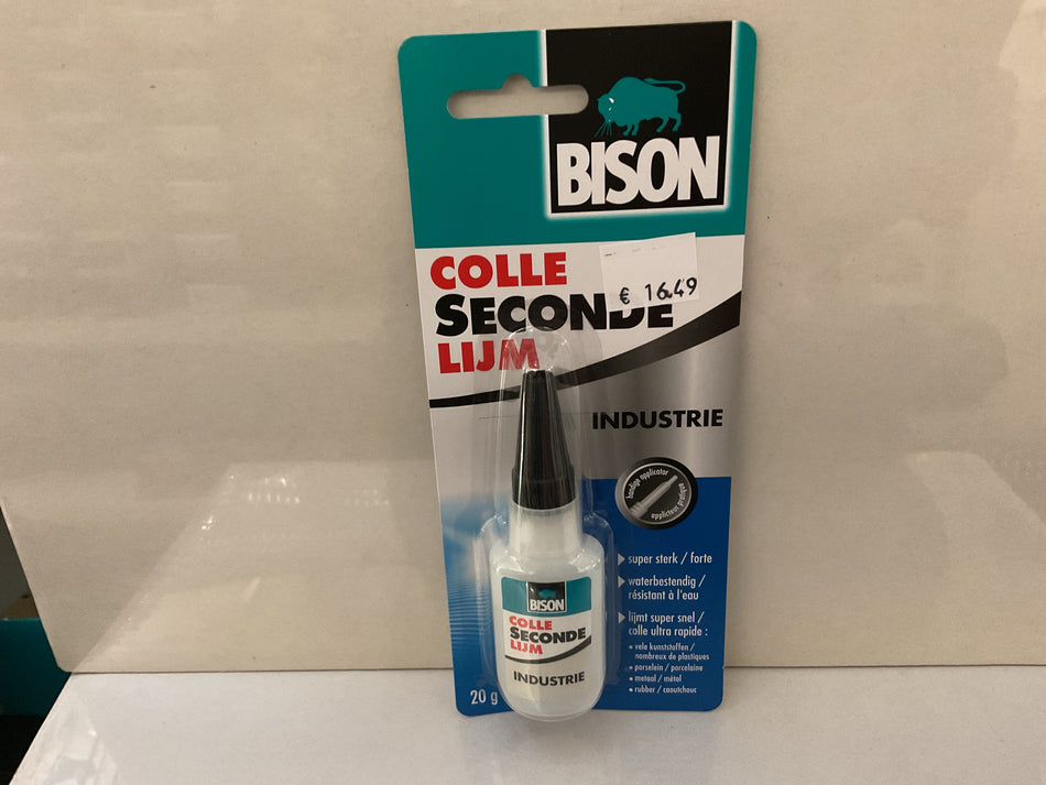 Bison Superglue Industry Blister 20 g NL/FR