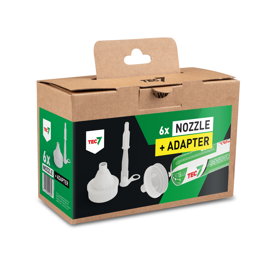 Nozzles + Adapters Sausages (doosje 6st)