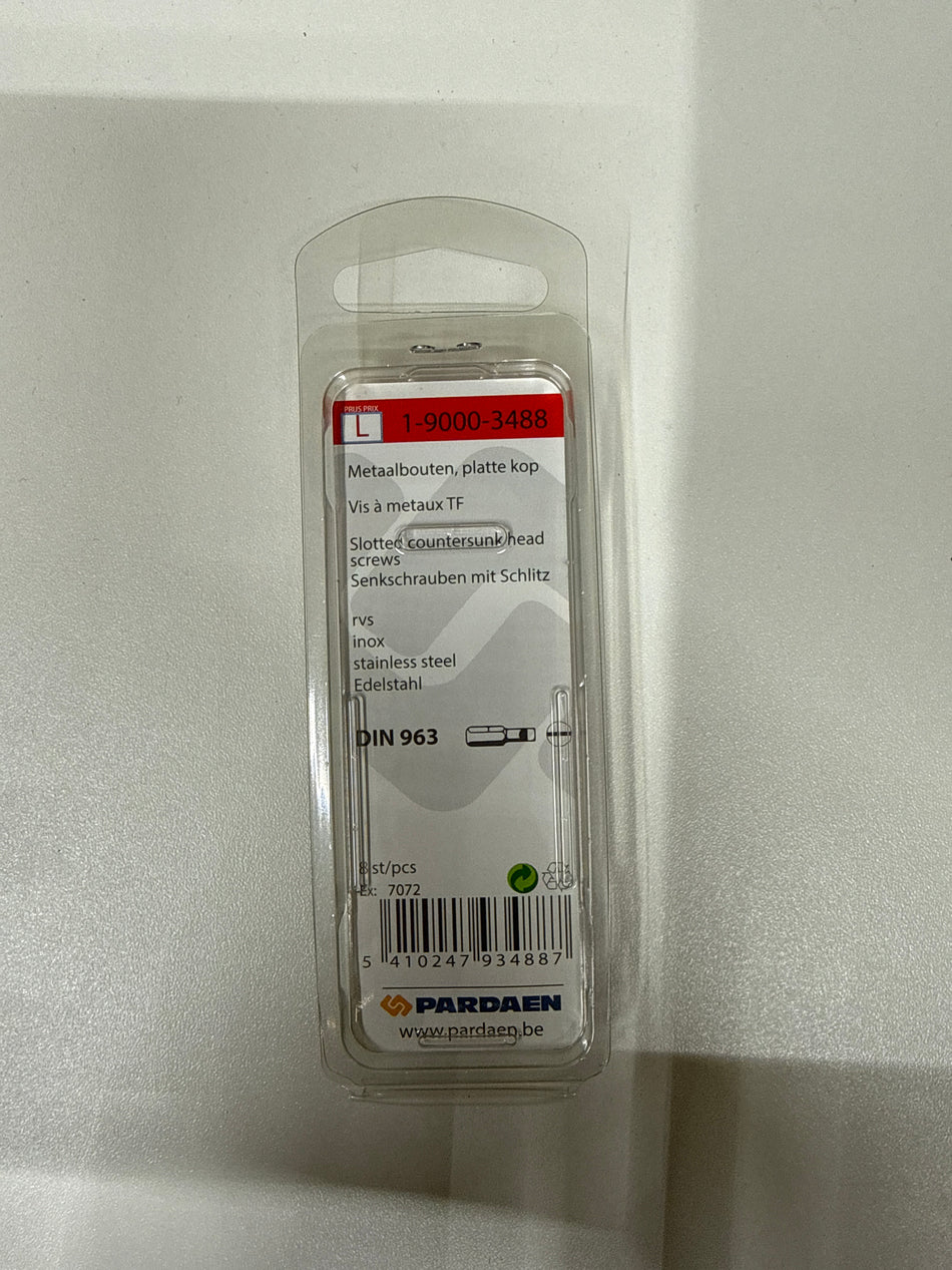 Rvs m5x20mm