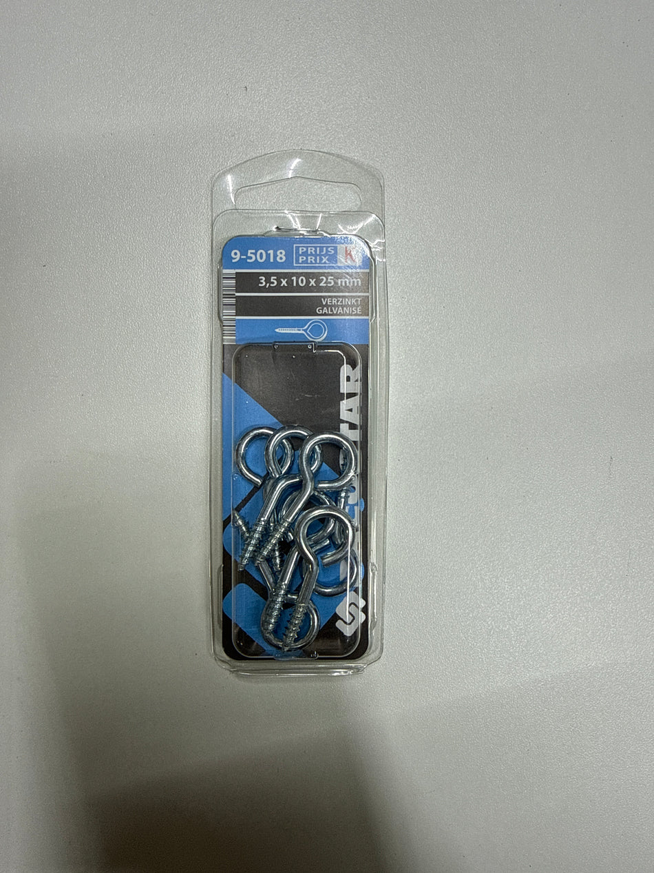 Verzinkt 3,5x10x25mm