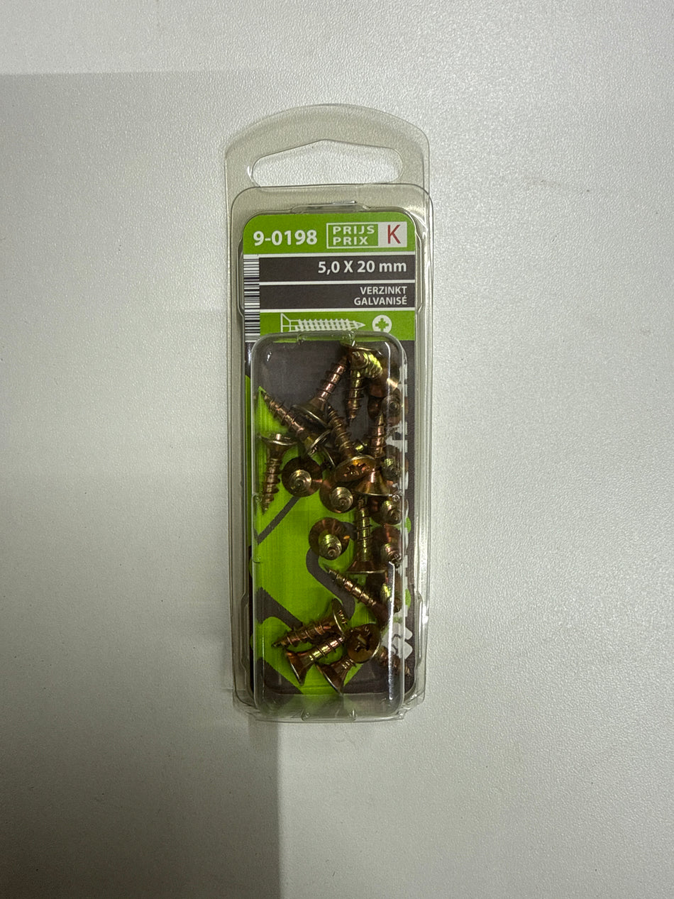 Verzinkt 5,0X20 mm