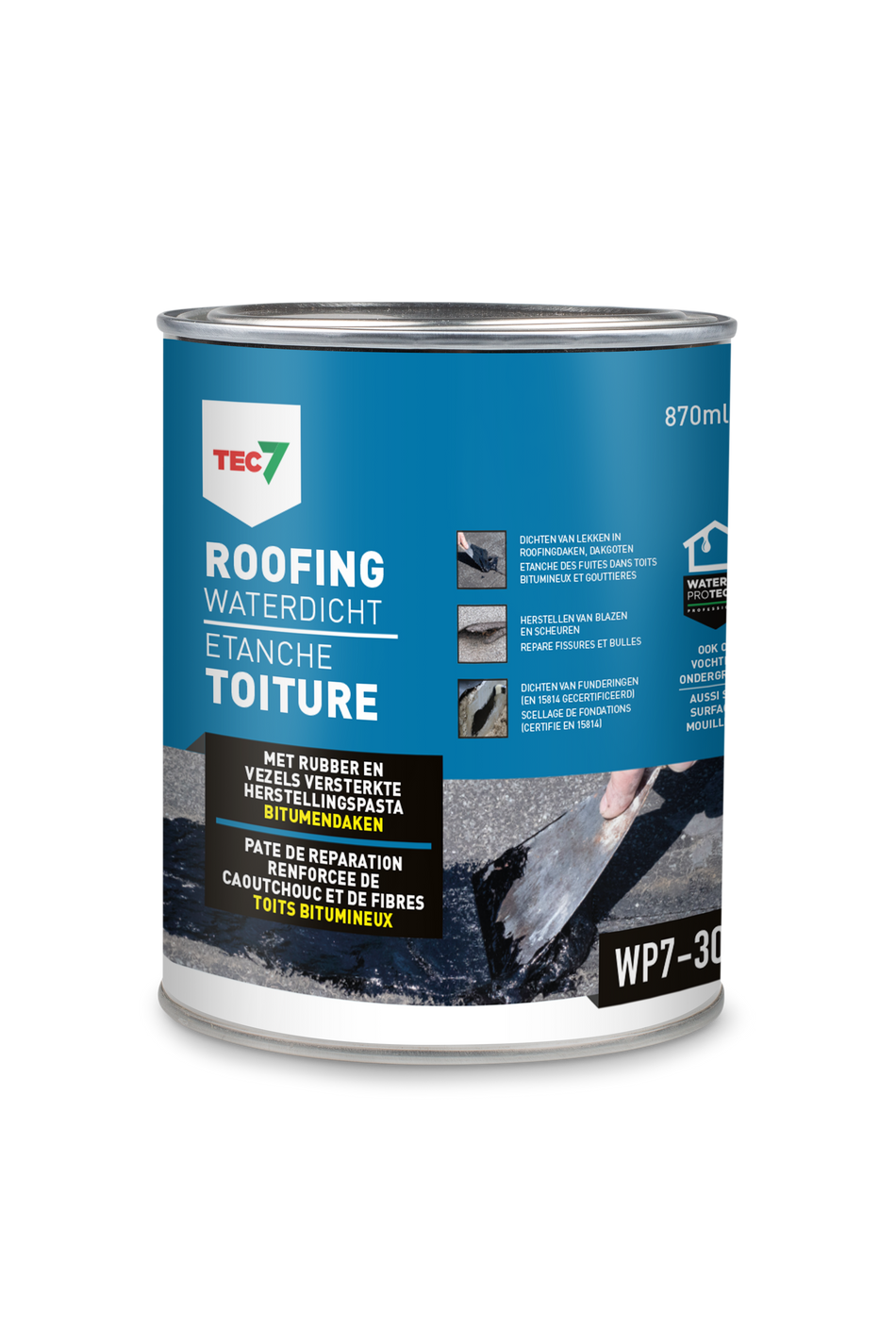 WP7-301 Roofing Waterdicht - blik 870ml