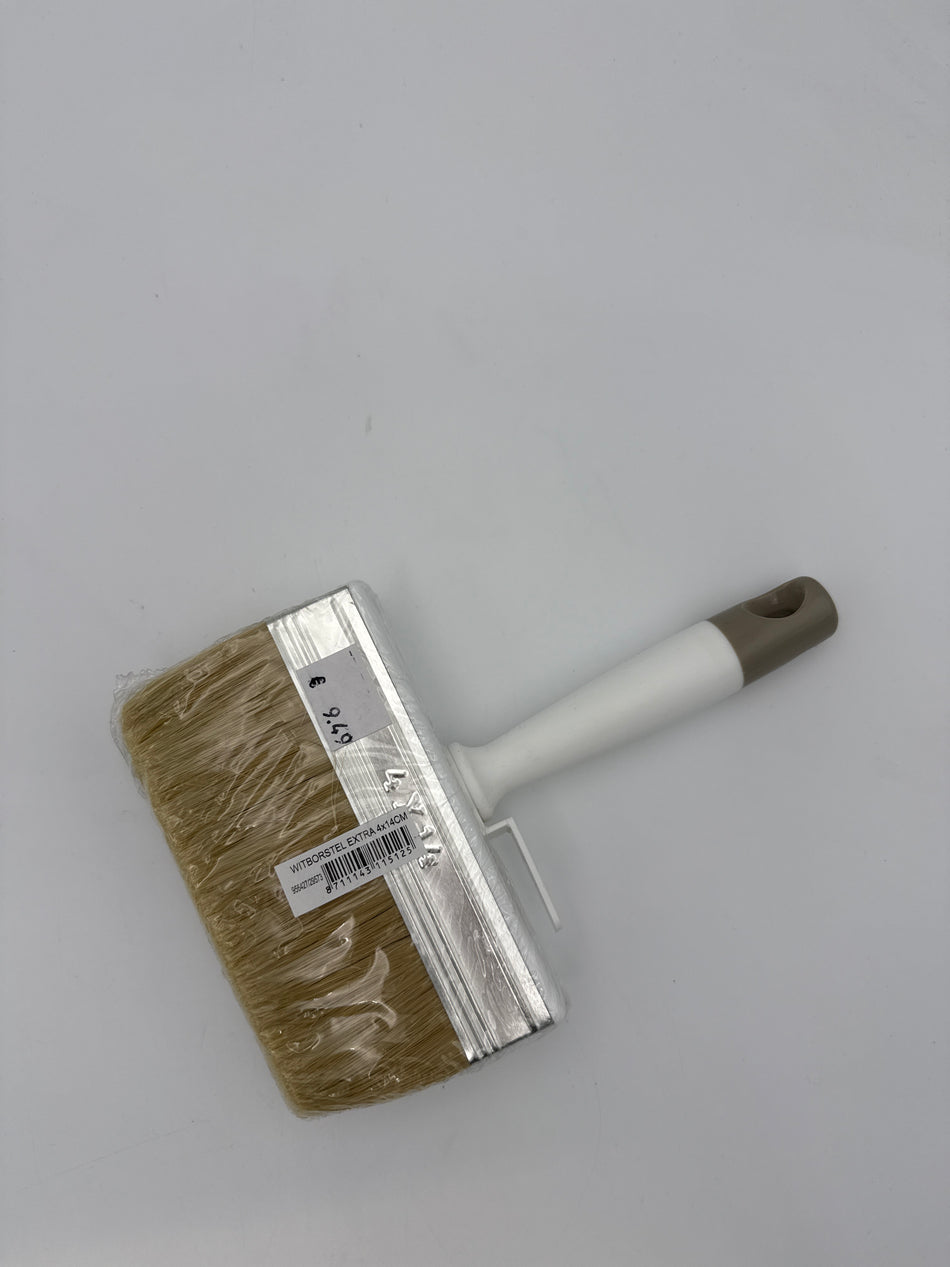 Witborstel extra 4X14cm