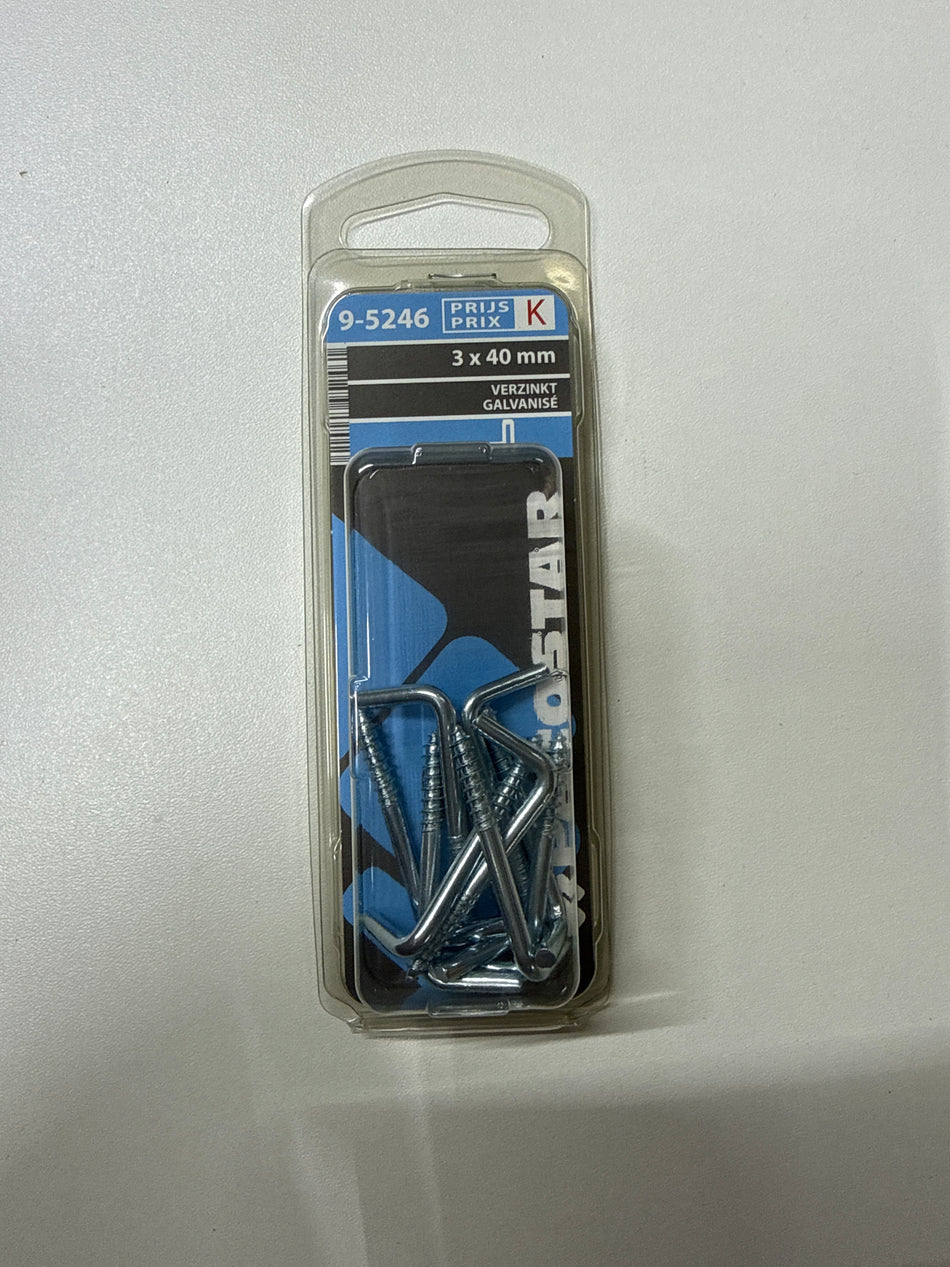Verzinkt 3x40mm