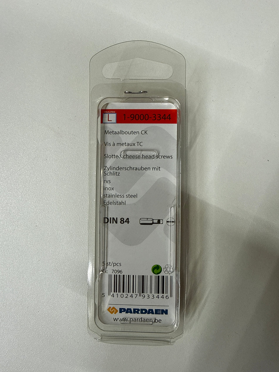 Rvs m5x50mm