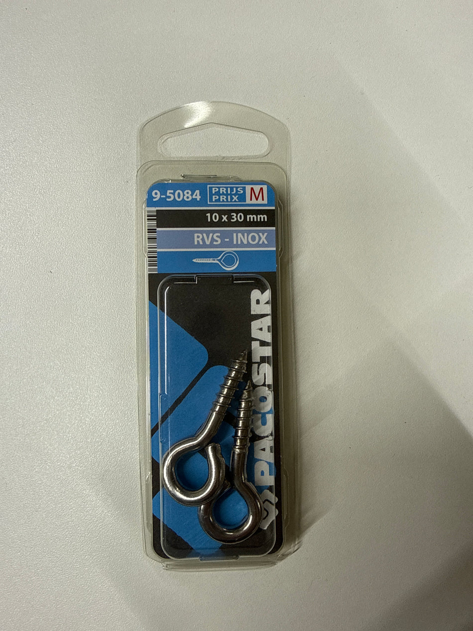 Rvs 10x30 mm