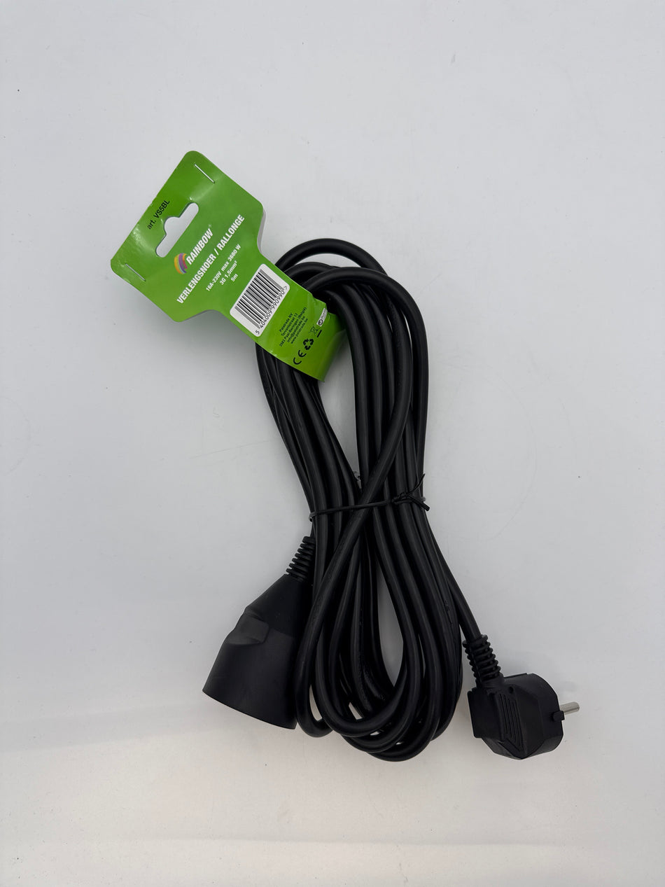 Rainbow verlengsnoer 5m