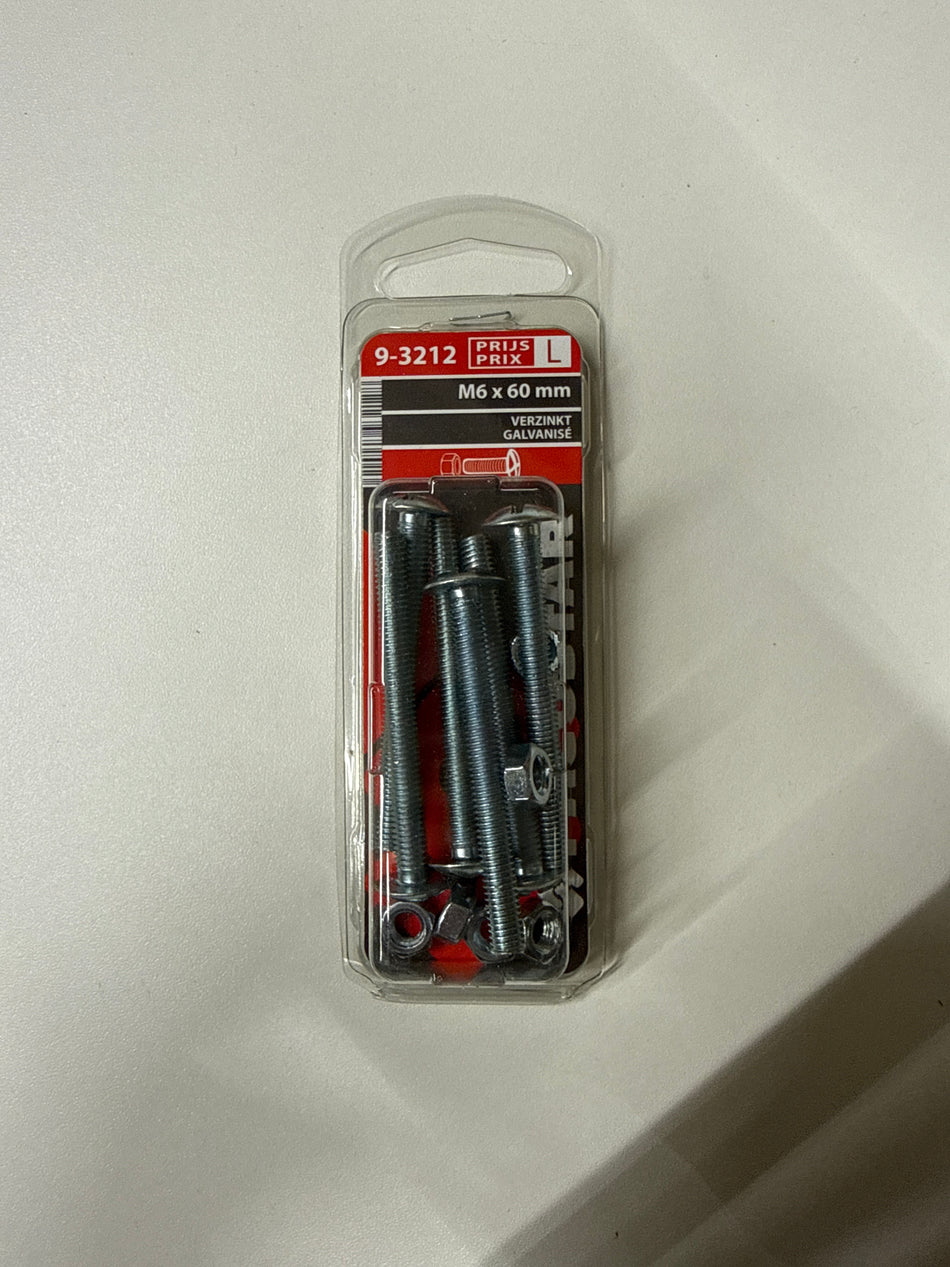 Verzinkt m6x60mm