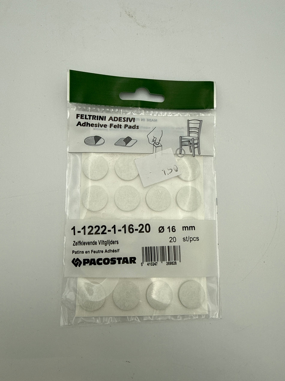 Zelfklevende viltglijders 16mm