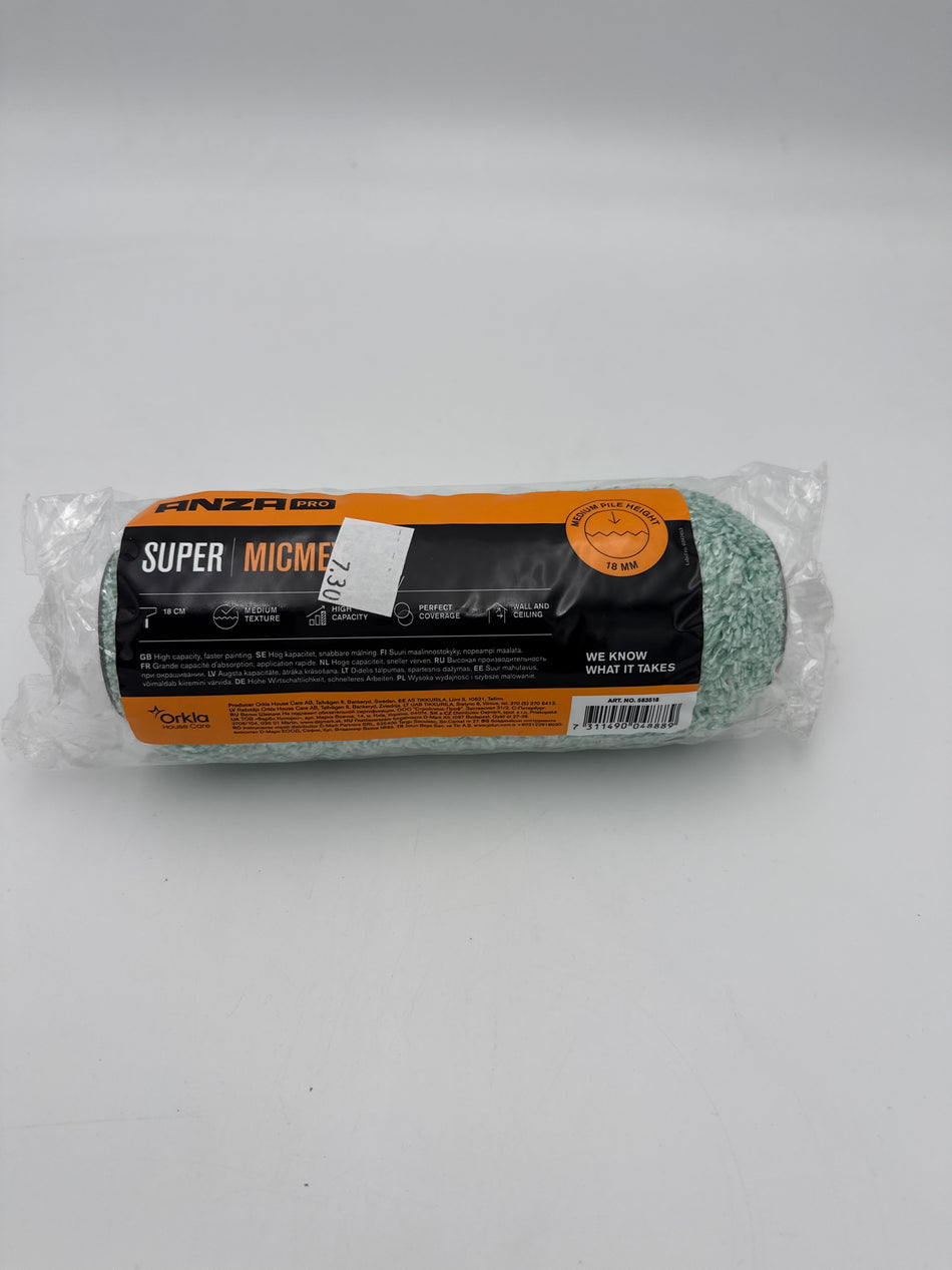 Vervangrol 18cm voor muur verf