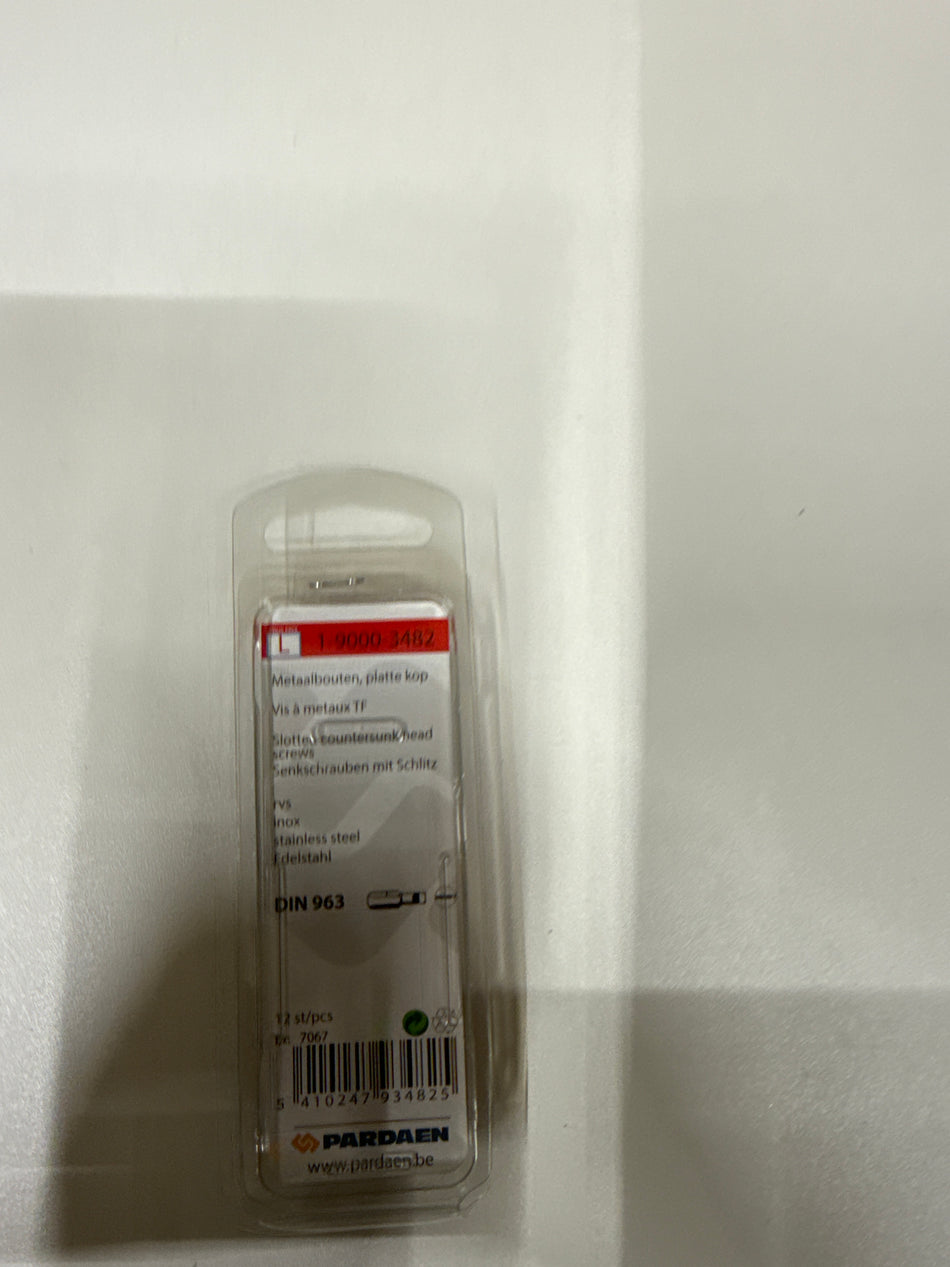 Rvs m4x20mm