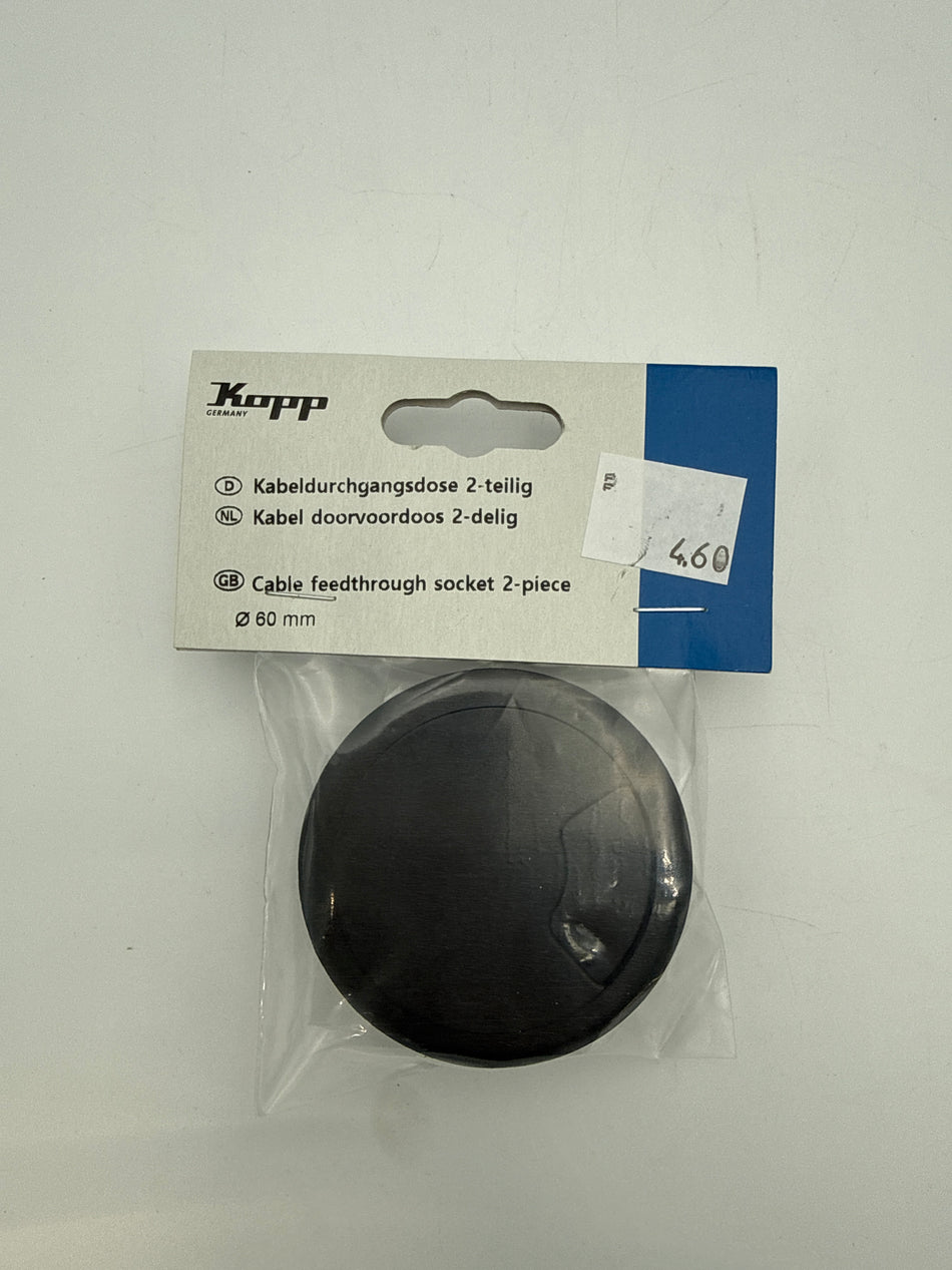 Kabel doorvoordoos 2-delig wit of zwart