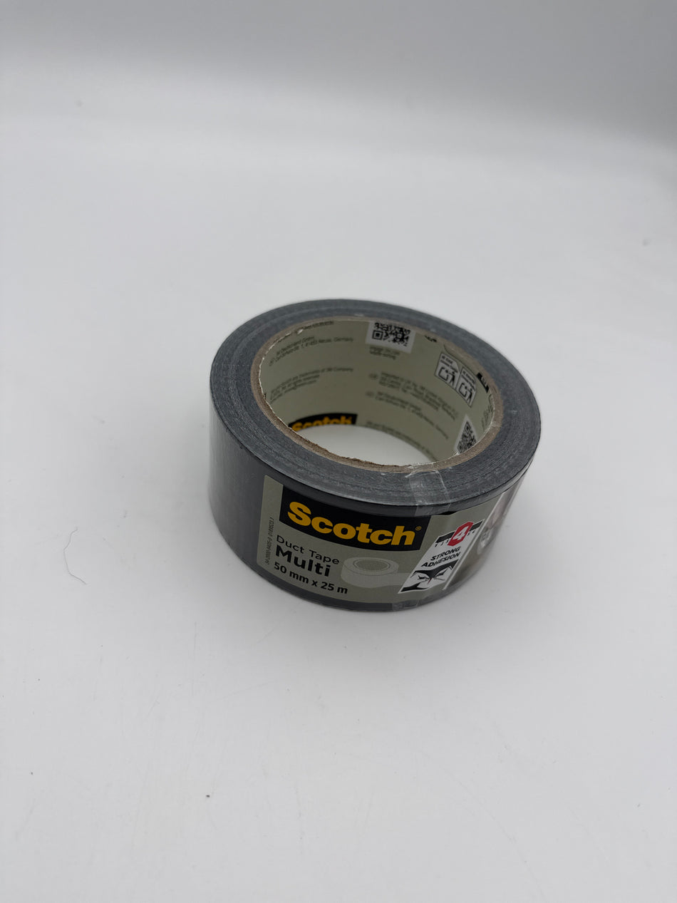 Duct tape  zwart 50mm 25m