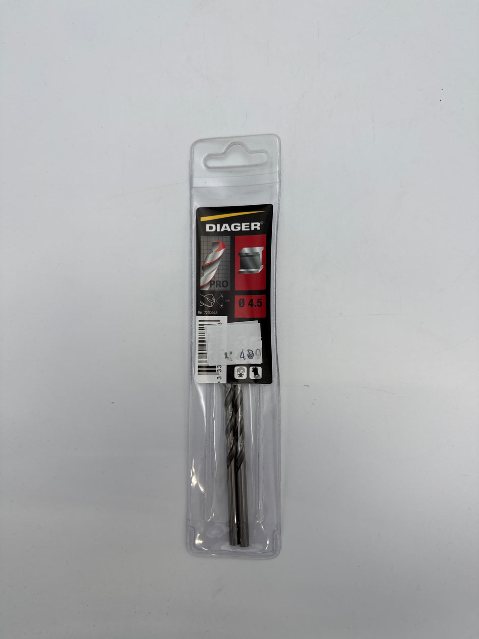 2 METAALBOREN 729 PRO (ETUI) - 4,5 mm