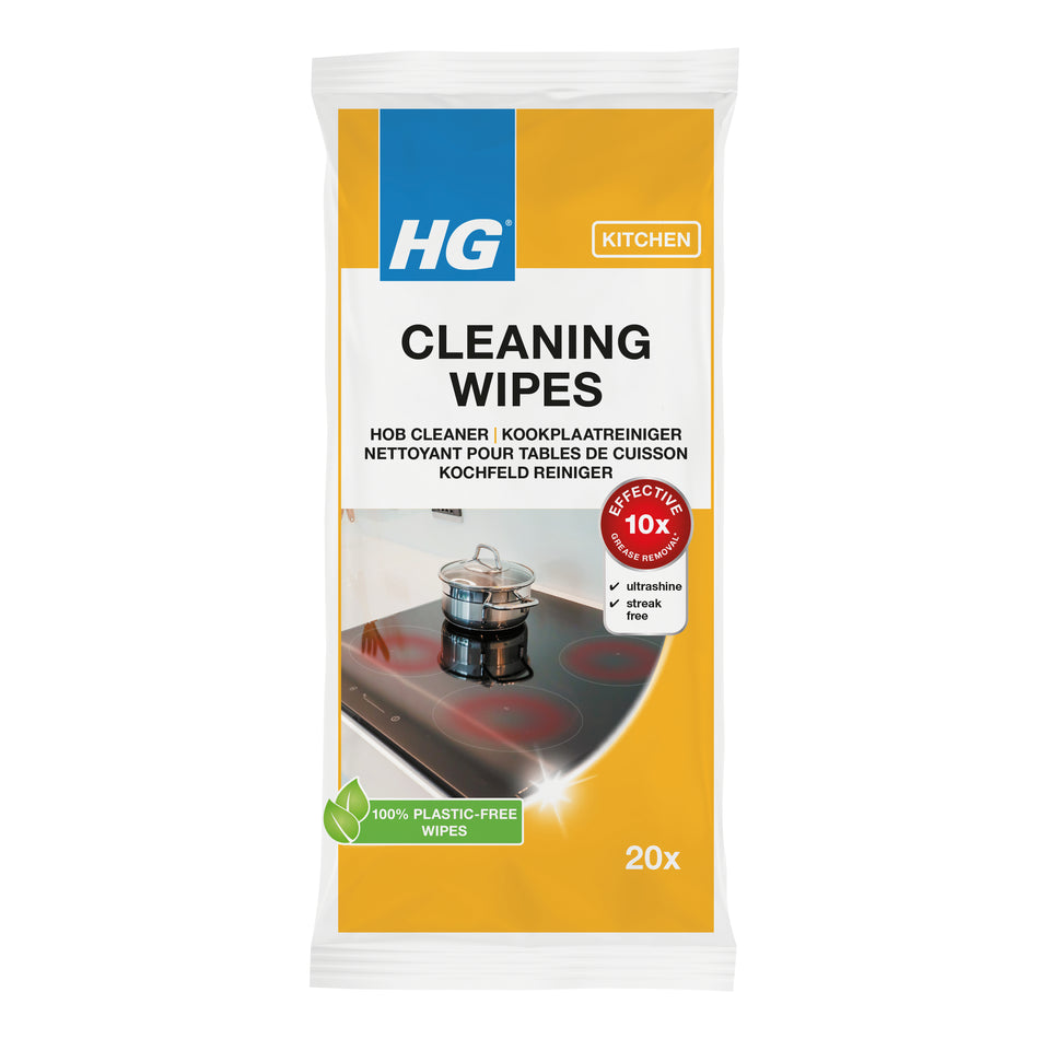 HG cleaning wipes kookplaat reiniger