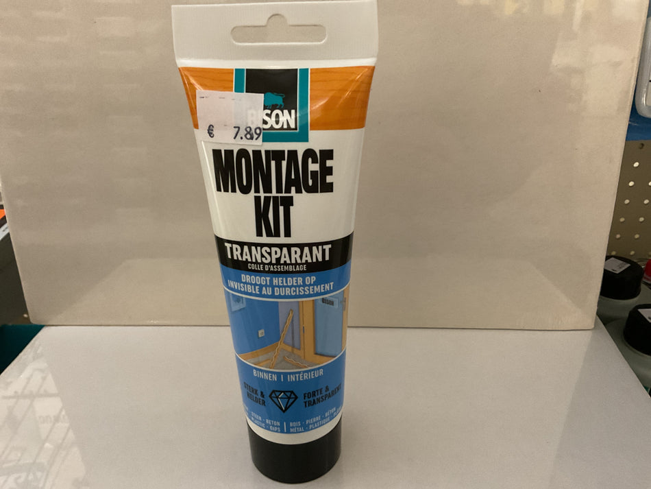 Bison Montagekit Transparant Hangtube 250 g NL/FR