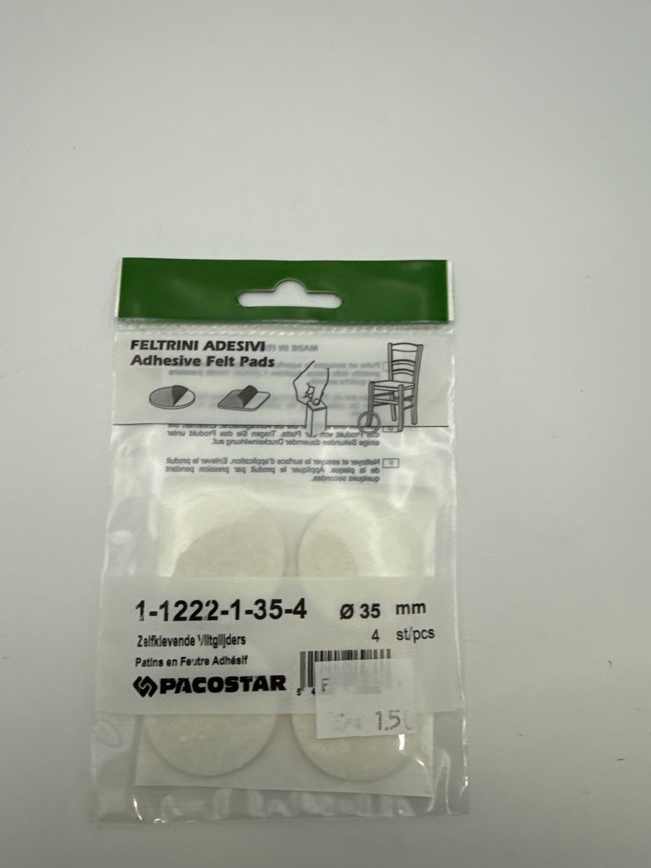 Zelfklevende viltglijders 35 mm
