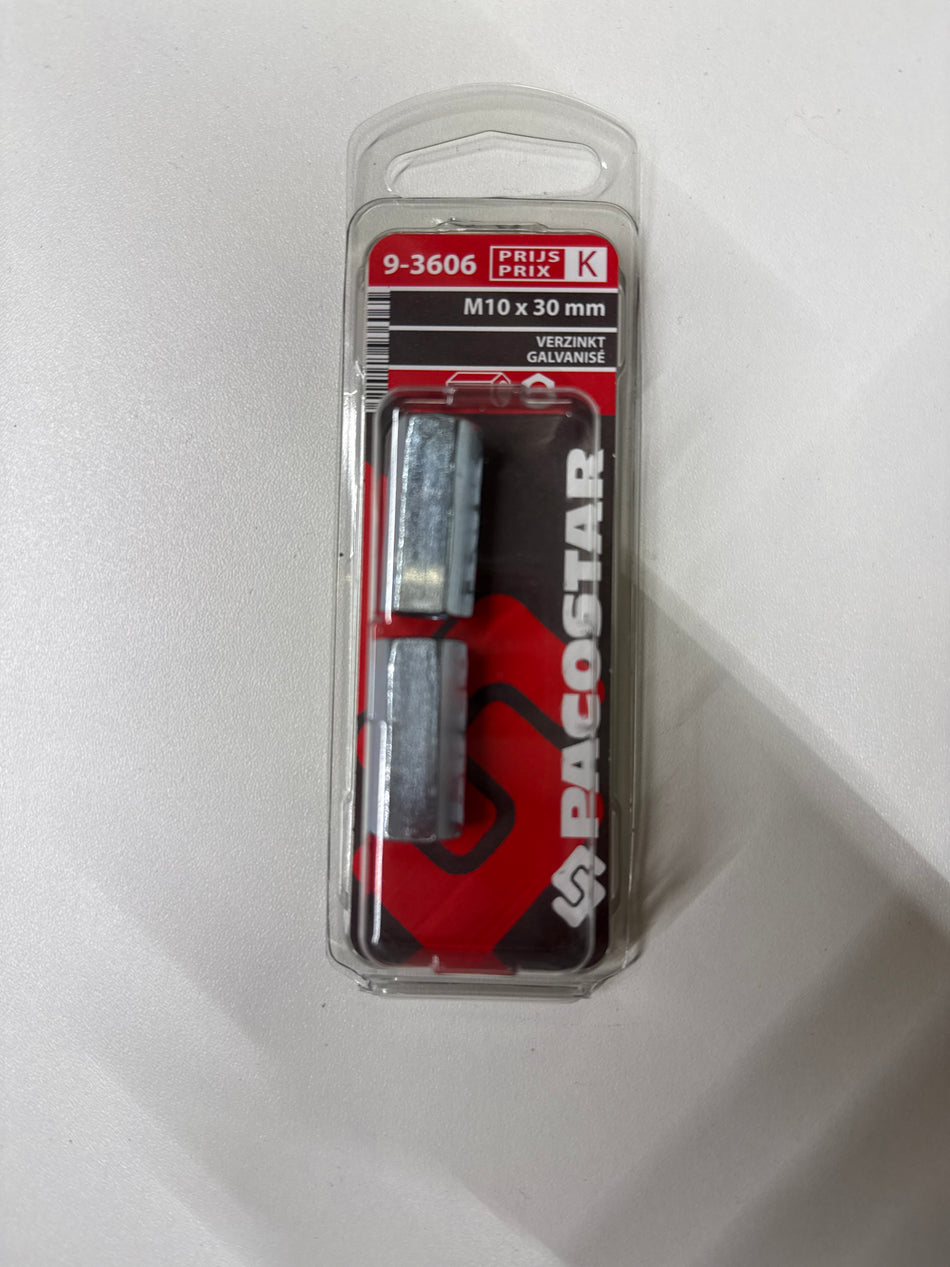Verzinkt m10x30mm