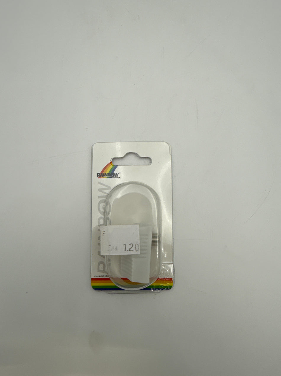 Coax stekker m haaks blister