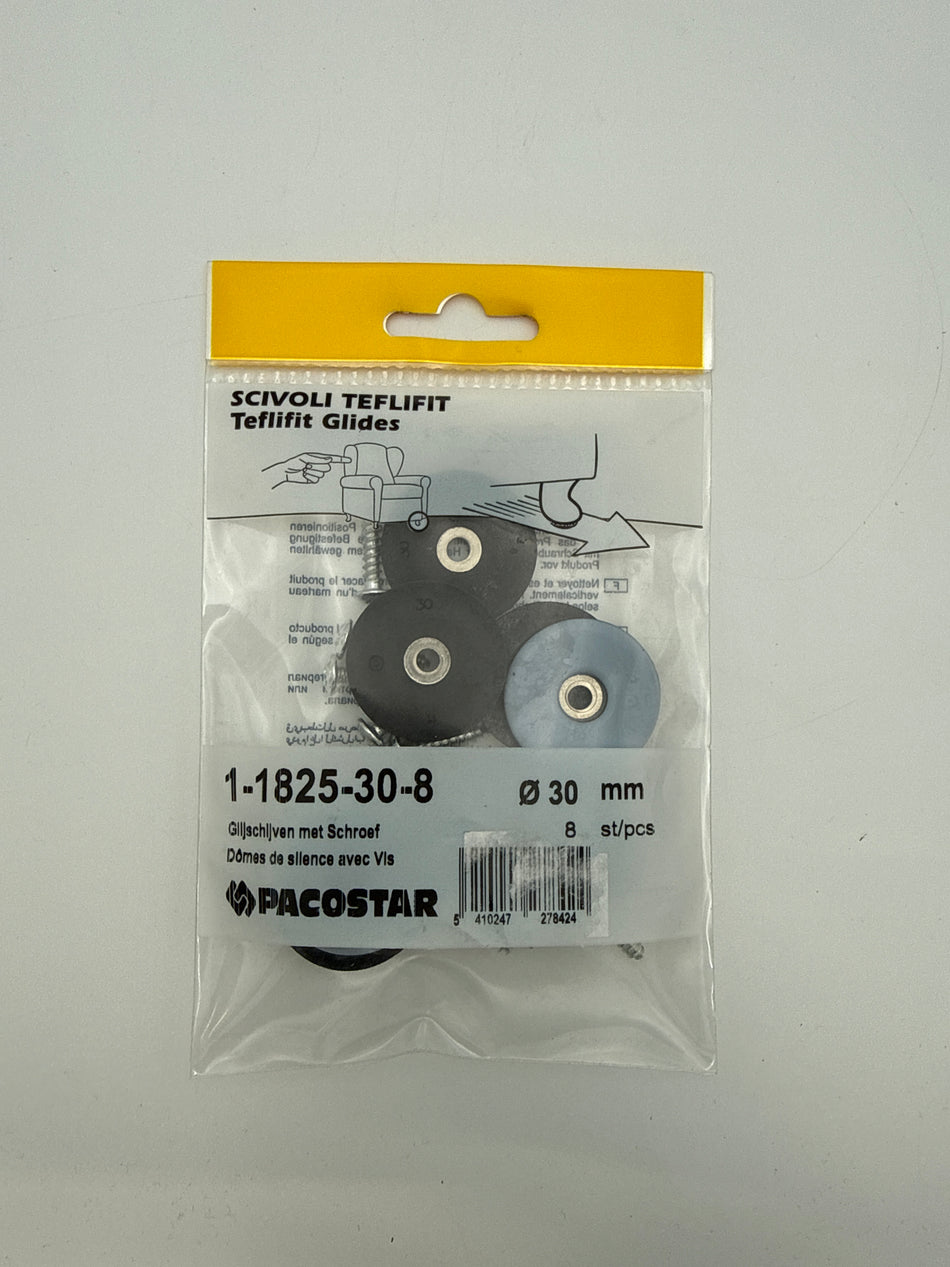 Glijschijven met schroef 30 mm
