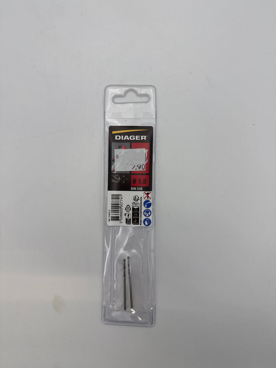 2 METAALBOREN 729 PRO (ETUI) - 1,5 mm