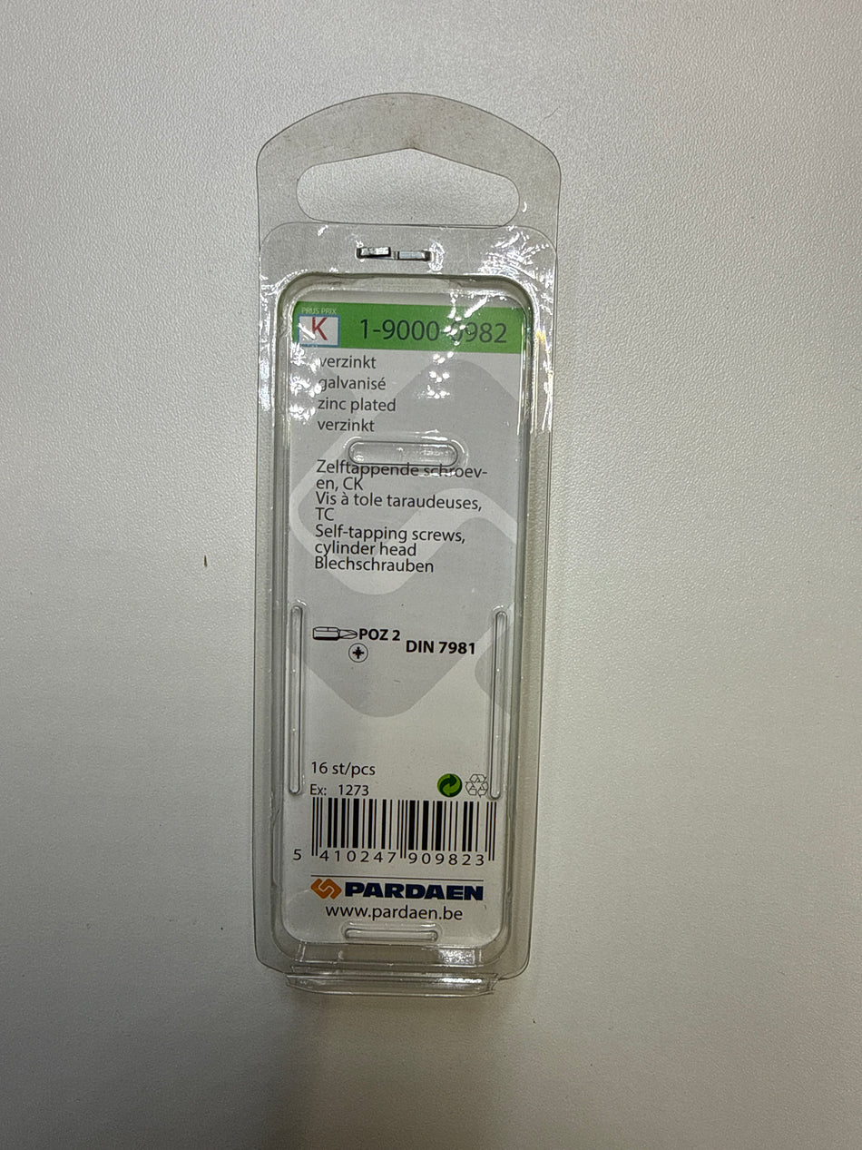 Zelftappende schroeven cil.kop - 4,8 x 16 mm