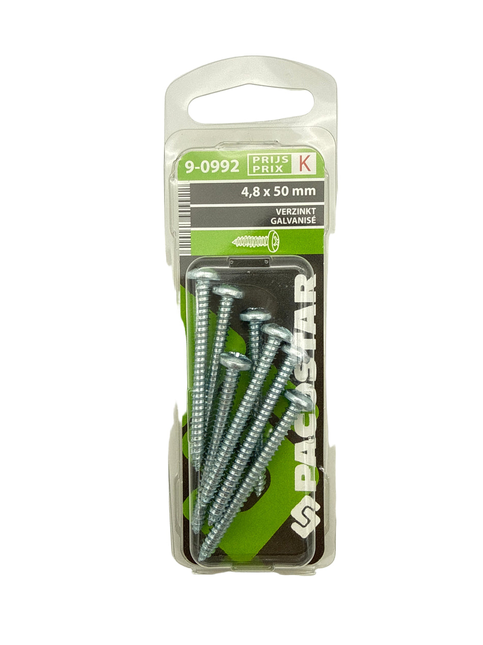 Zelftappende schroeven cil.kop - 4,8 x 50 mm