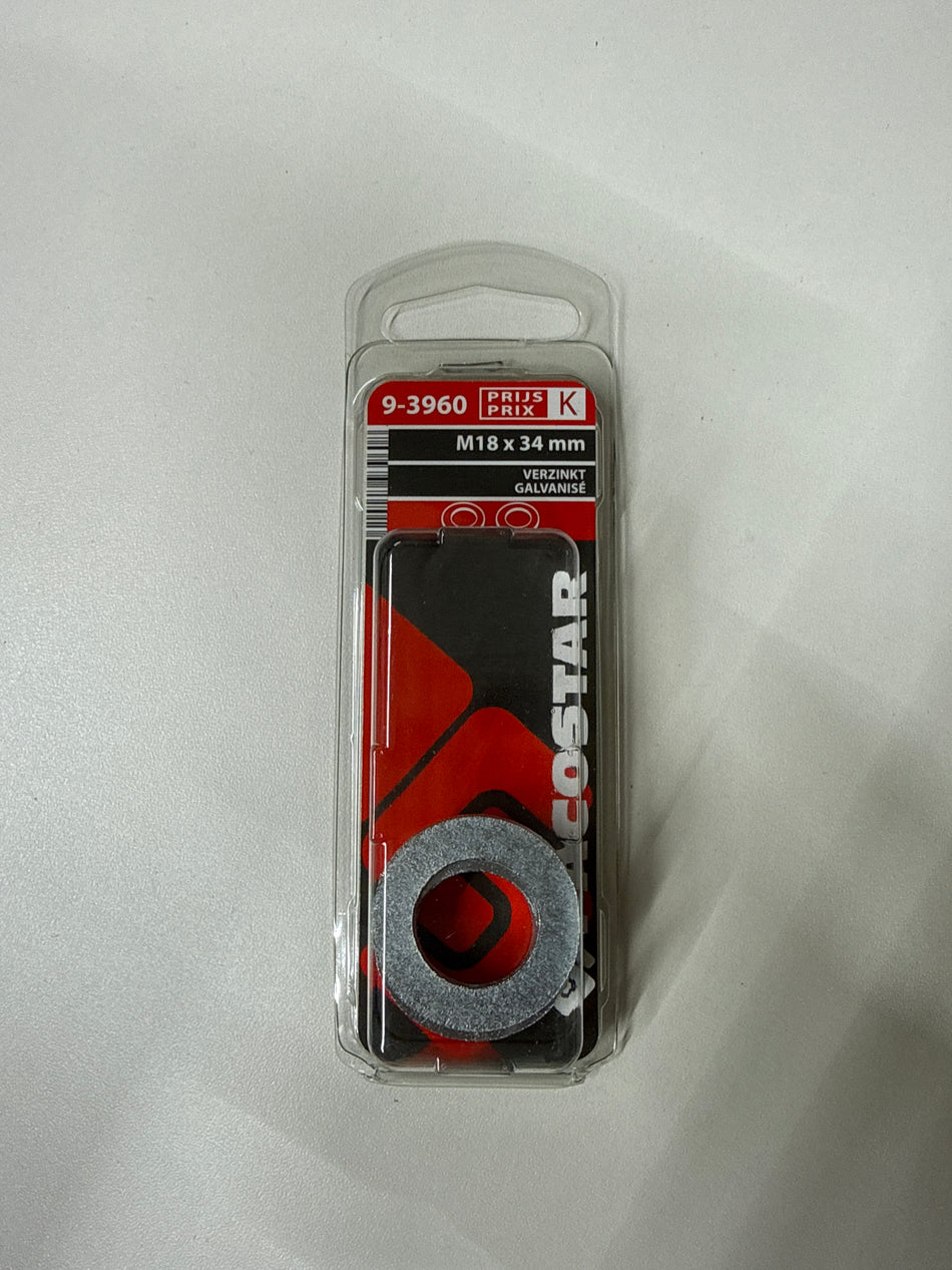 Verzinkt m18x34mm