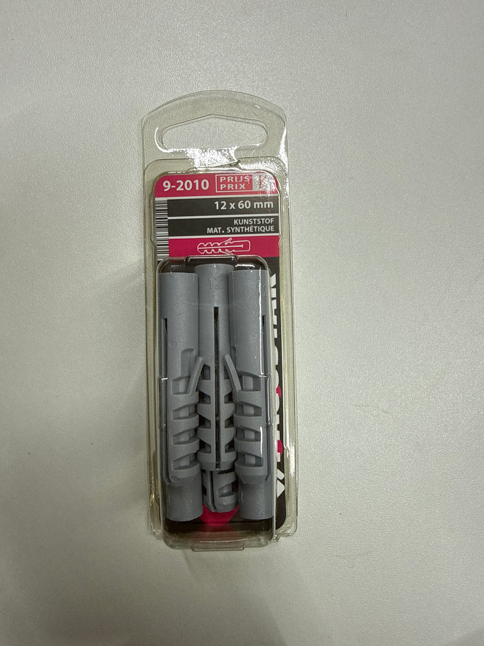 Kunststof 12x60mm