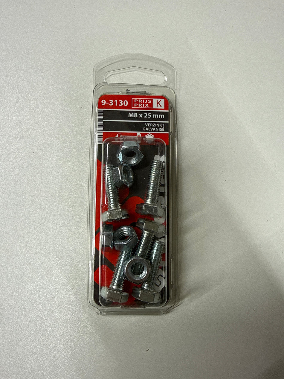 Verzinkt m8x25mm
