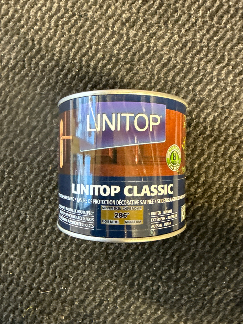 Linitop classic 286* midden eiken 0,5l
