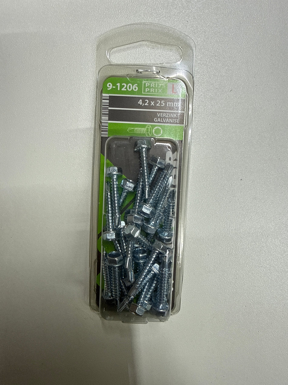 Verzinkt 4,2x25 mm