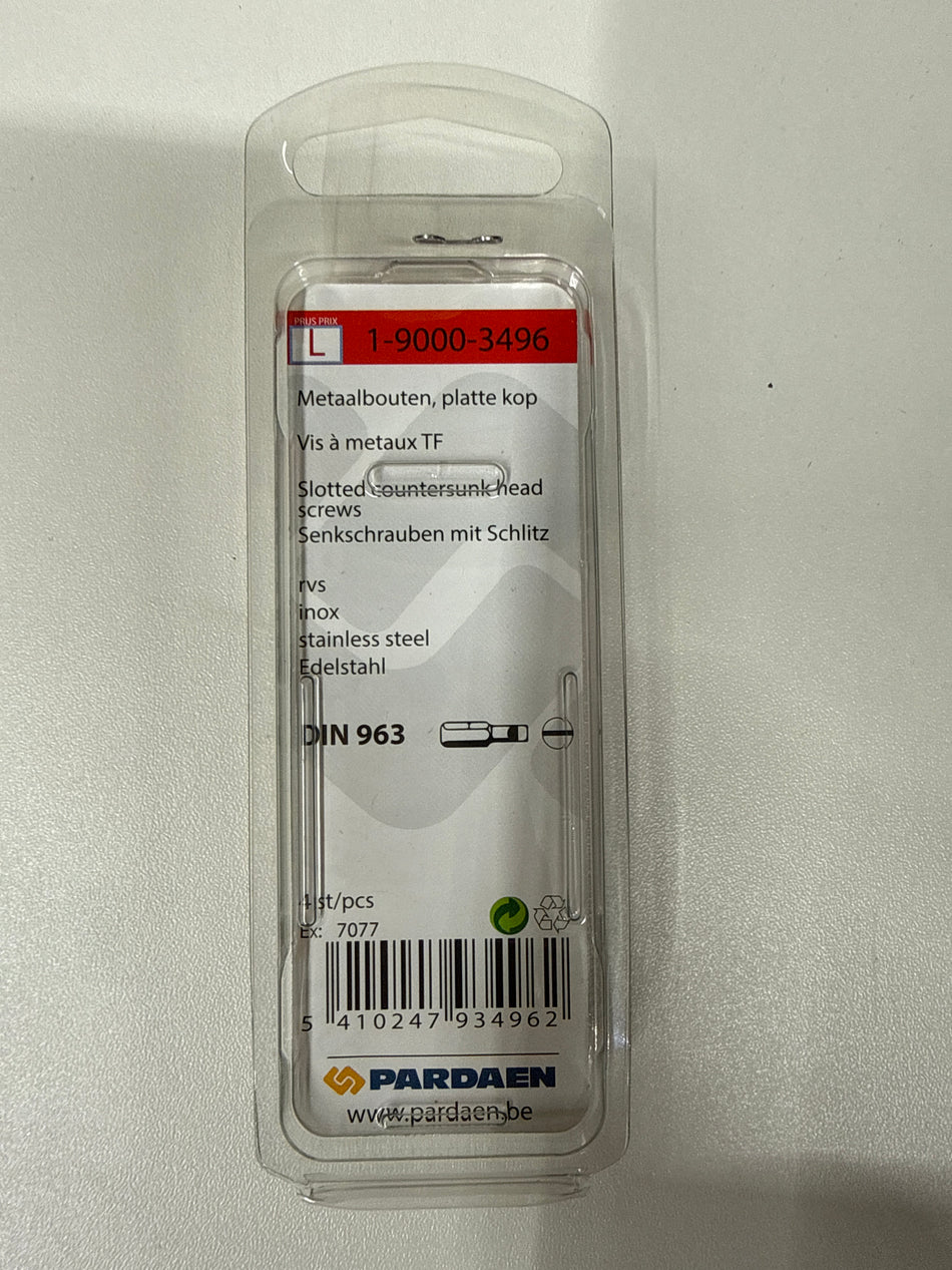 Rvs m5x60mm