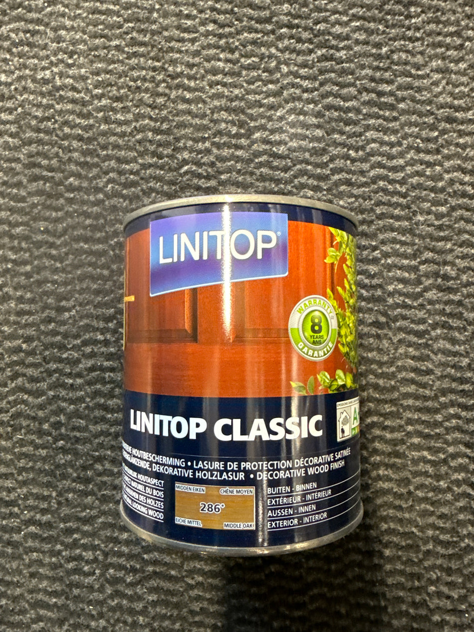 Linitop classic 286* midden eiken 1l