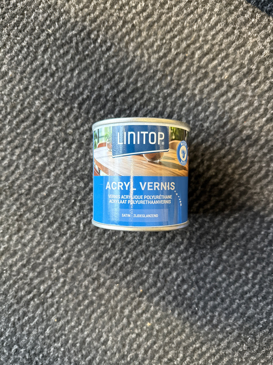 Acryl vernis satin-zijdeglanzend 0,25l