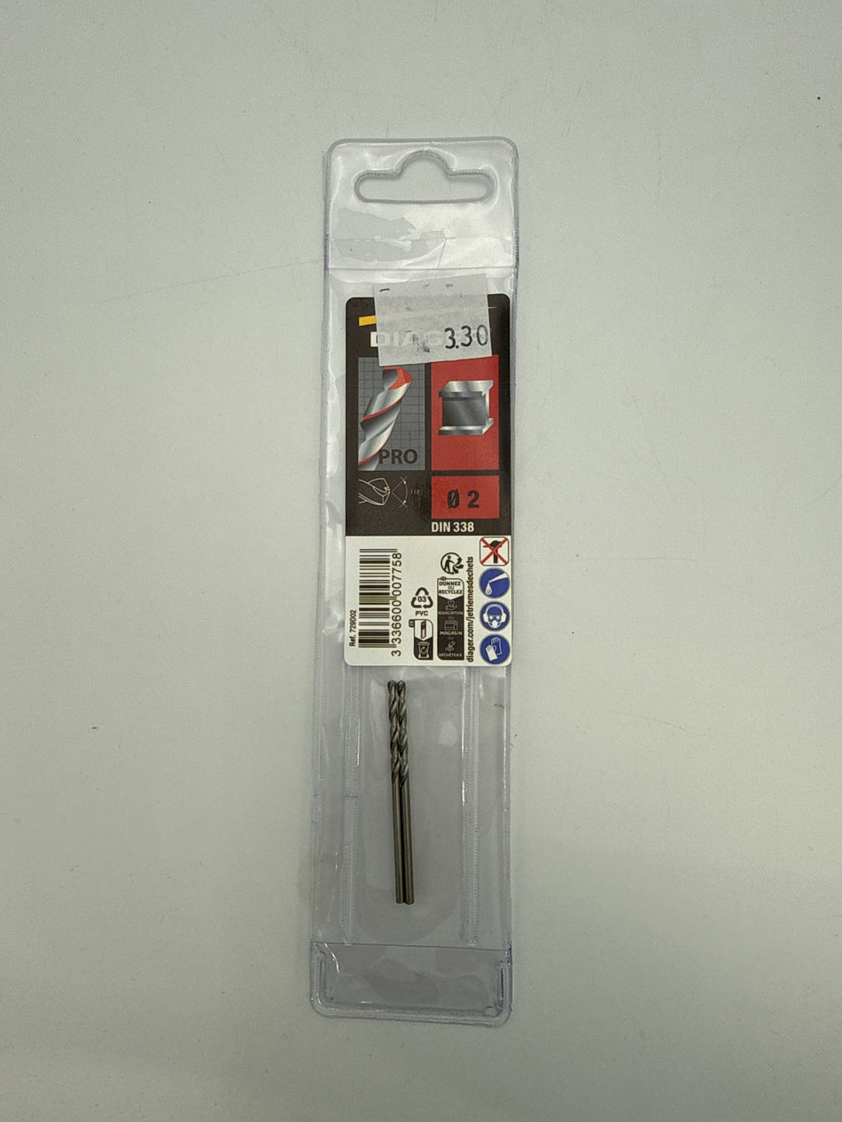 2 METAALBOREN 729 PRO (ETUI) - 2 mm