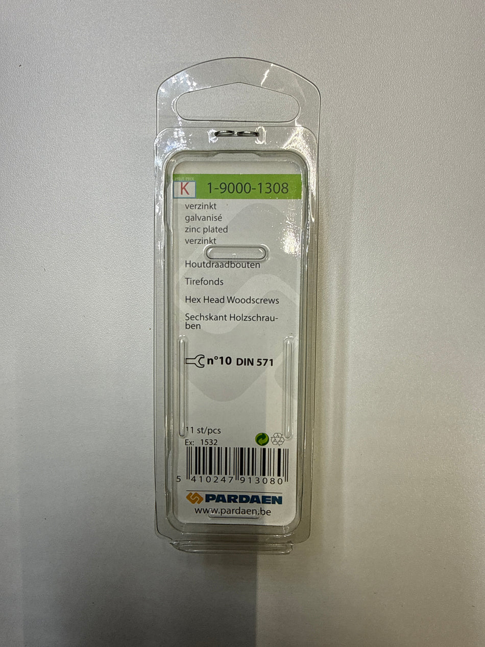 Houtdraadbouten verzinkt 6 x 30mm