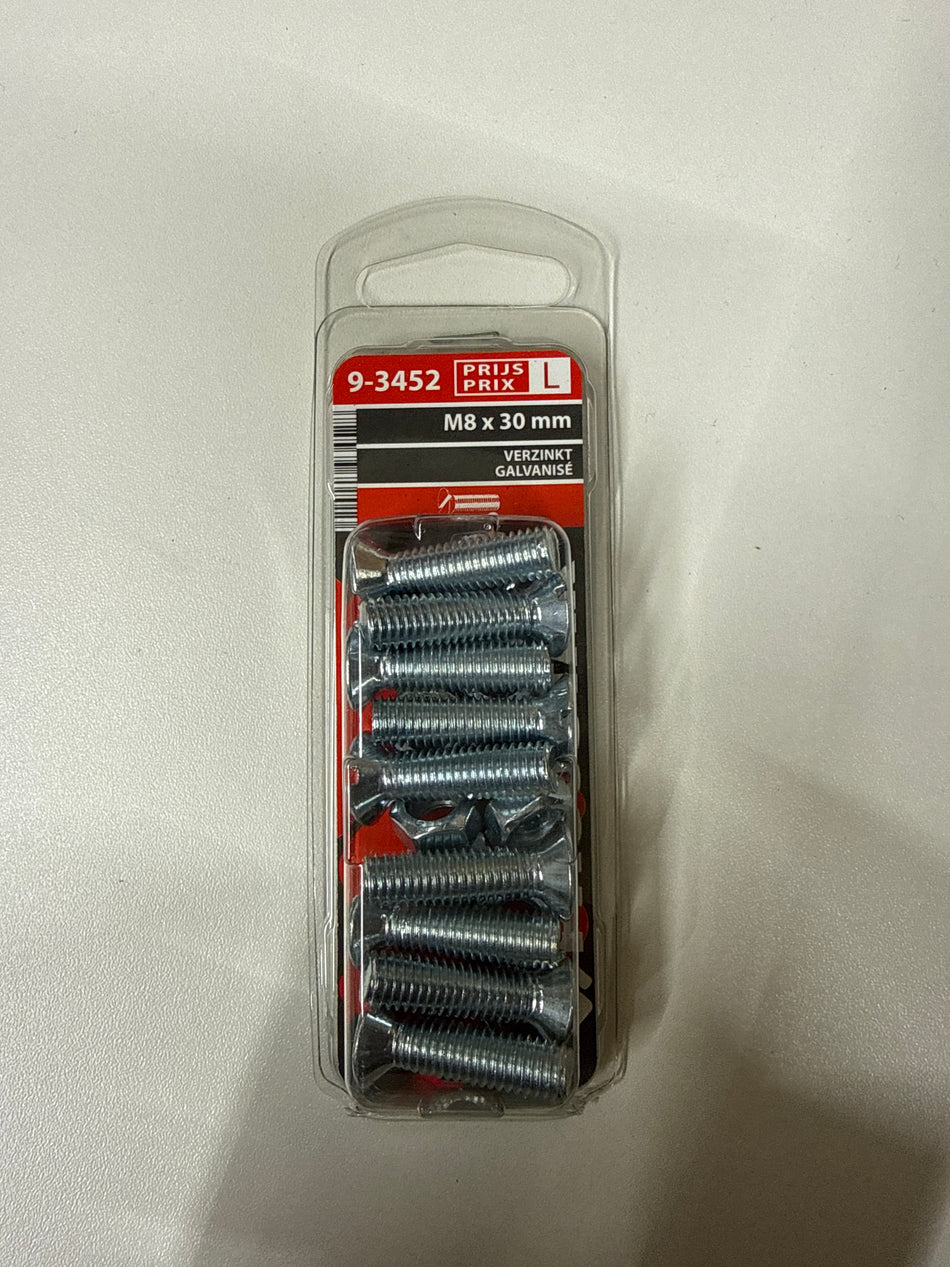 Verzinkt m8x30mm