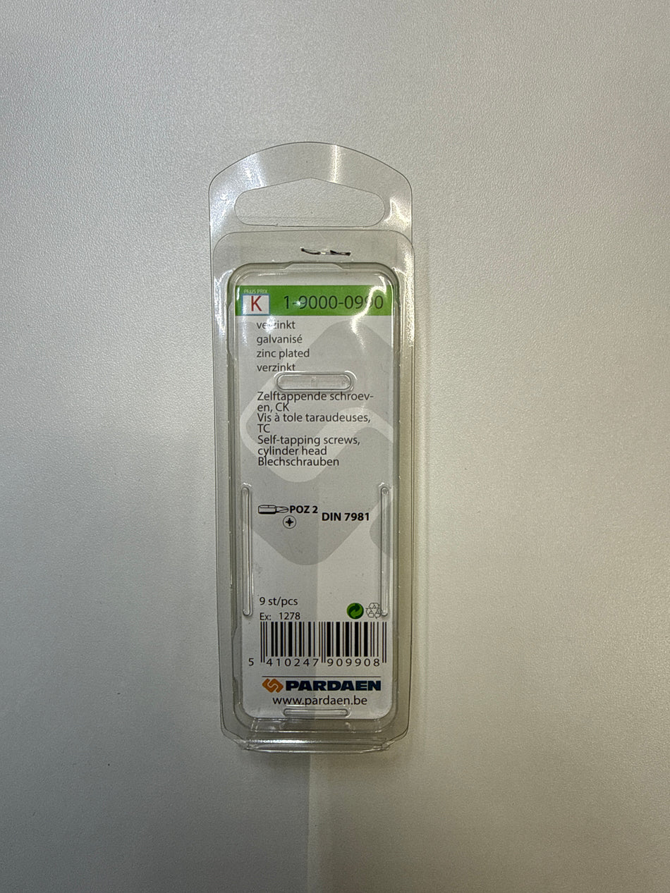Zelftappende schroeven cil.kop - 4,8 x 38 mm