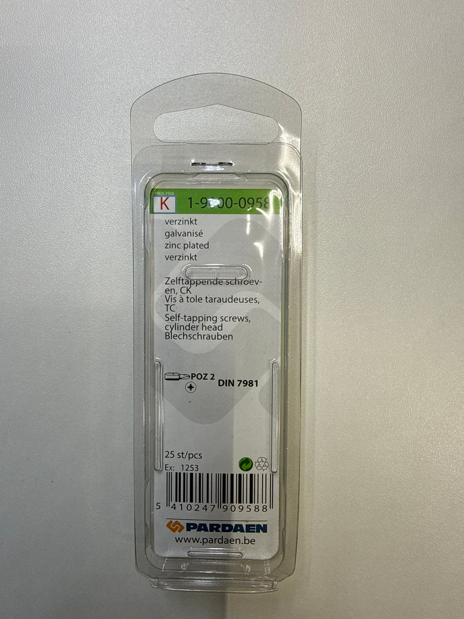 Zelftappende schroeven cil.kop - 3,5 x 16 mm