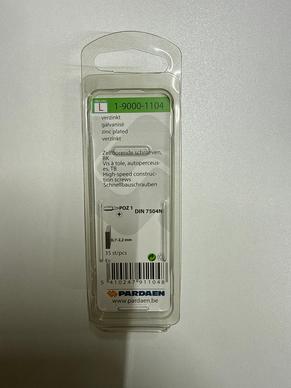 Verzinkt 3,5x19 mm