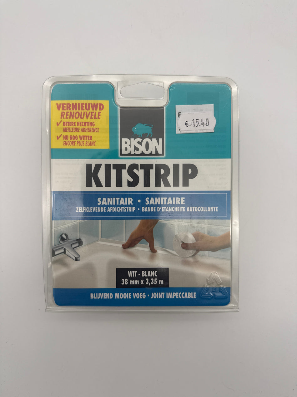Bison Kitstrip Sanitair Wit Blister 38 mm x 3.35 m NL/FR
