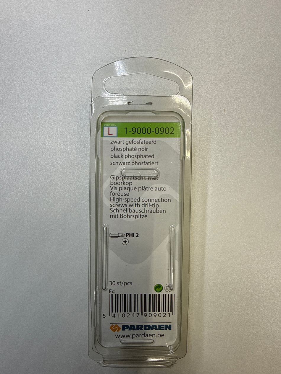 Zwart gefosfateerd 3,5x35mm