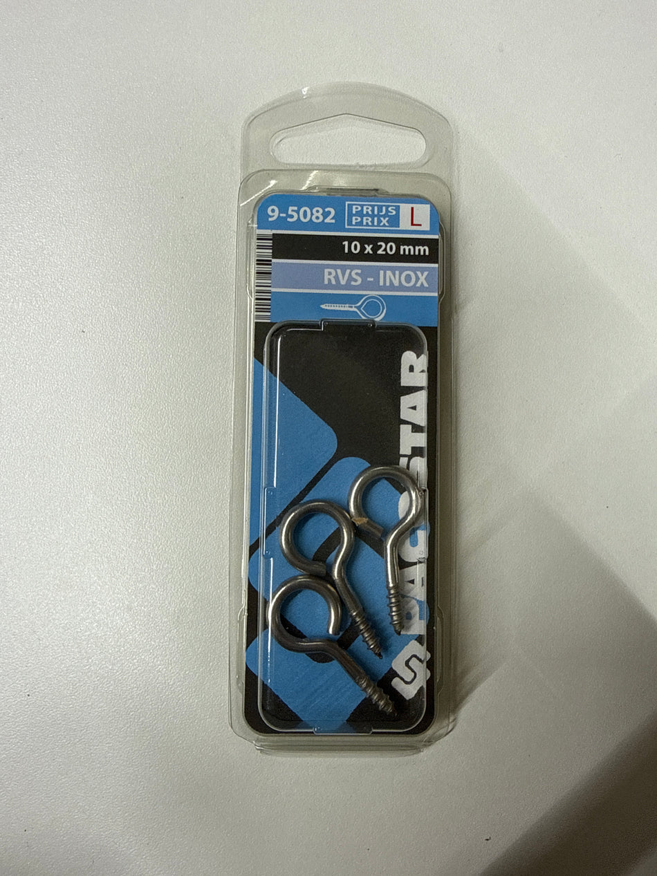 Rvs 10x20 mm
