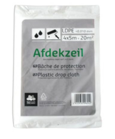 Afdekzeil 4x5m 10mm