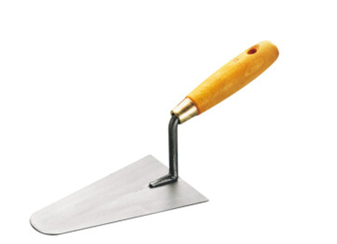 Truweel 16cm, afgerond staal