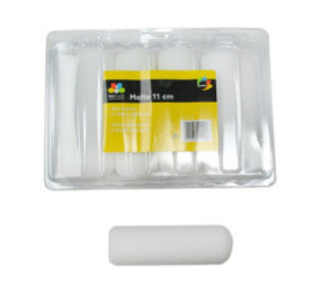 Vervangrol 10st MOLTO 11cm 2xafgerond